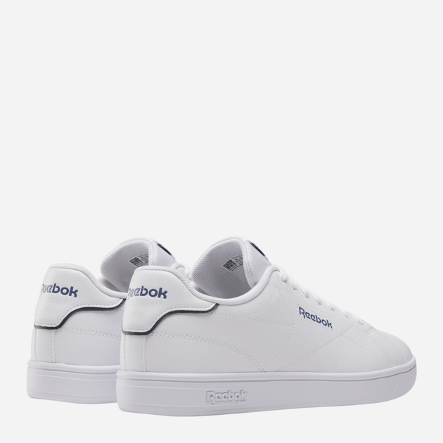 Чоловічі кеди низькі Reebok Court Clean 100208888 42 (9US) Білі з блакитним (1200161387395) - зображення 3
