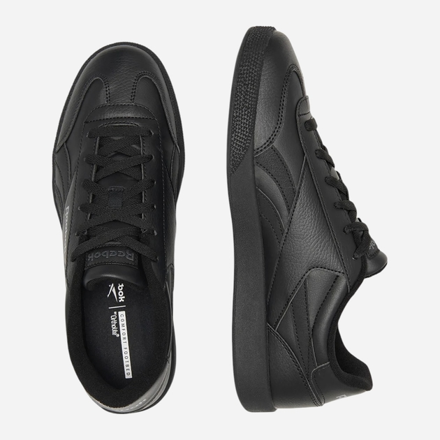 Чоловічі кеди низькі Reebok Smash Edge S 100208246 40 (7.5US) Чорні з білим (1200143812105) - зображення 4