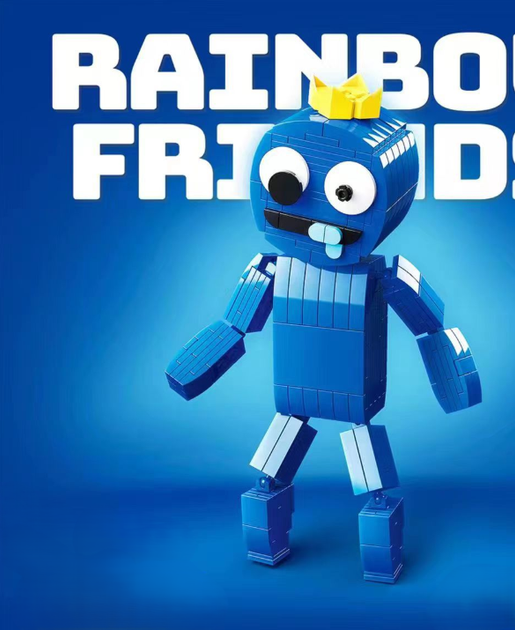 Детский конструктор Радужные Друзья большой герой фигурки Rainbow Friends для детей от 3 лет пластиковые 330 ш - изображение 3