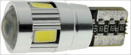 2шт. Лампочка без цок.Т10 LED 5630-6 CAN 12V Cyclone 062 ( 640lumen) - Фото 2 2шт. Лампочка без цок.Т10 LED 5630-6 CAN 12V Cyclone 062 ( 640lumen) - изображение 2