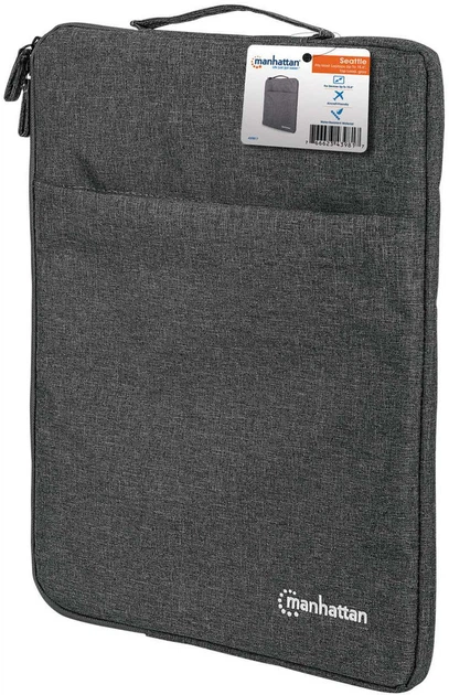Etui na laptopa Manhattan Seattle Notebook Sleeve 15,6" Grey (766623439817) - obraz 4