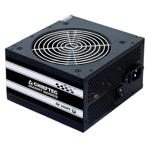 Блок живлення 650 Вт, Chieftec SMART, Black, Active PFC, 120 мм, 2xMolex / 6xSATA / 2x6+2-pin / 1x4+4-pin / 1x20+4-pin, захист AFC/OPP/OTP/OVP/SCP/SIP/UVP (GPS-650A8) - изображение 1