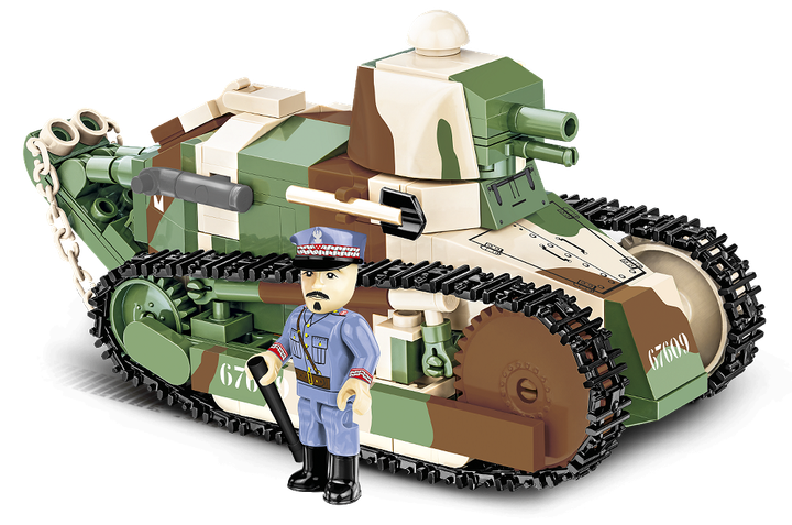 Конструктор детский танк 1:35 Renault FT Victory Tank 1920 COBI 2992 - изображение 2