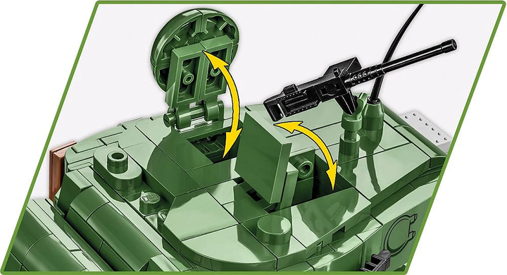 Конструктор детский танк M26 Pershing - 3-inch M5 Gun COBI 2563 - изображение 5