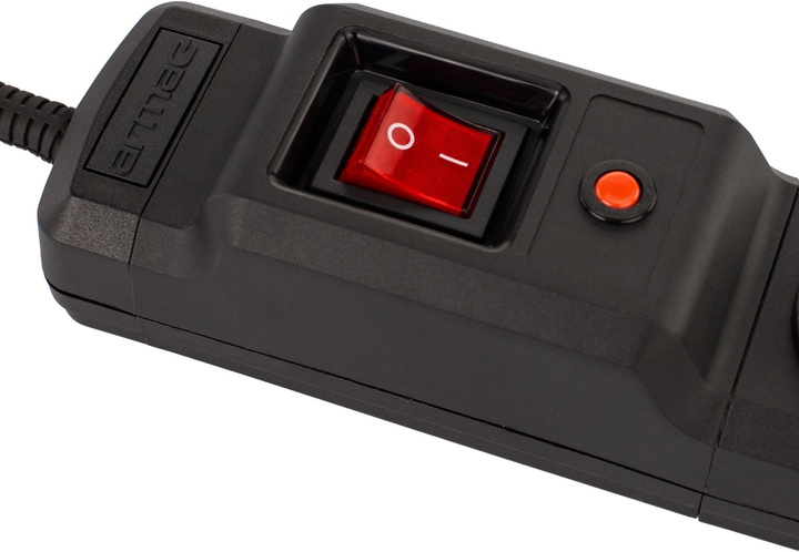 Мережевий фільтр Armac Multi M6 6 розеток 2.5 м Black (M6/25/CZ) - зображення 7