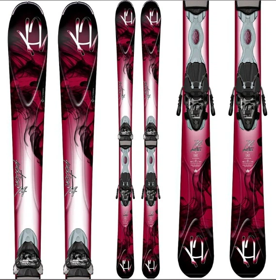 Лижі гірські комплект K2 POTION 74 W+ER3 10.0 153см Burgundy/white/black (1040610.141.1+1041315.141.1) - Фото 2 Лижі гірські комплект K2 POTION 74 W+ER3 10.0 153см Burgundy/white/black (1040610.141.1+1041315.141.1) - изображение 2