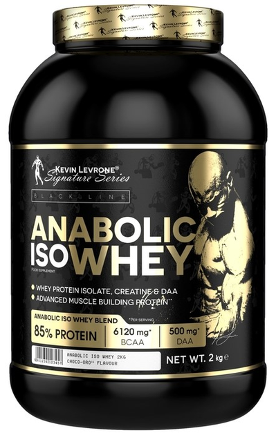 Протеїнова добавка Levrone Anabolic Iso Whey Jar Strawberry 2000 г (5903719253338) - зображення 1