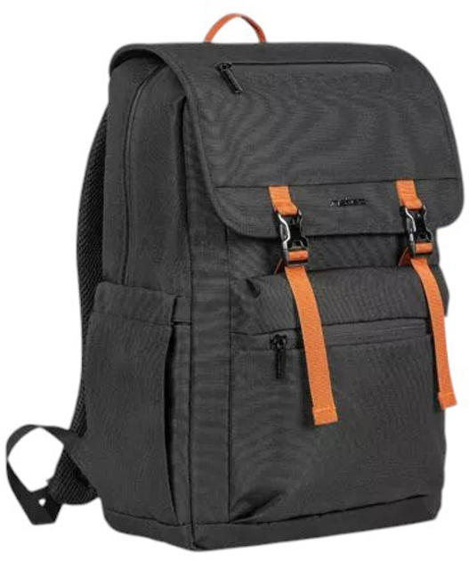 Plecak na laptopa Natec Niala Ginger Orange 15.6" Black (NTO-2240) - obraz 3