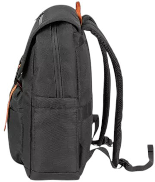Plecak na laptopa Natec Niala Ginger Orange 15.6" Black (NTO-2240) - obraz 4