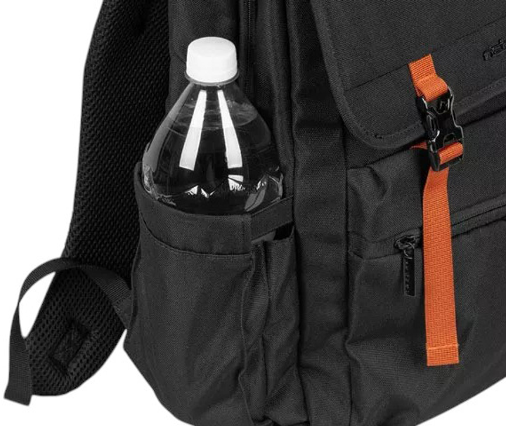 Plecak na laptopa Natec Niala Ginger Orange 15.6" Black (NTO-2240) - obraz 11