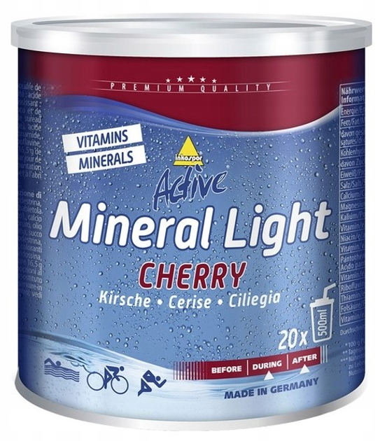 Witaminy Inkospor Mineral Light Jar Cherry 330 g (4260057668806) - obraz 1