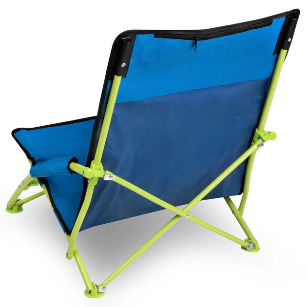 Leżak fotel plażowy Spokey PANAMA 839629 składany Niebieski (5901180396295) - obraz 5