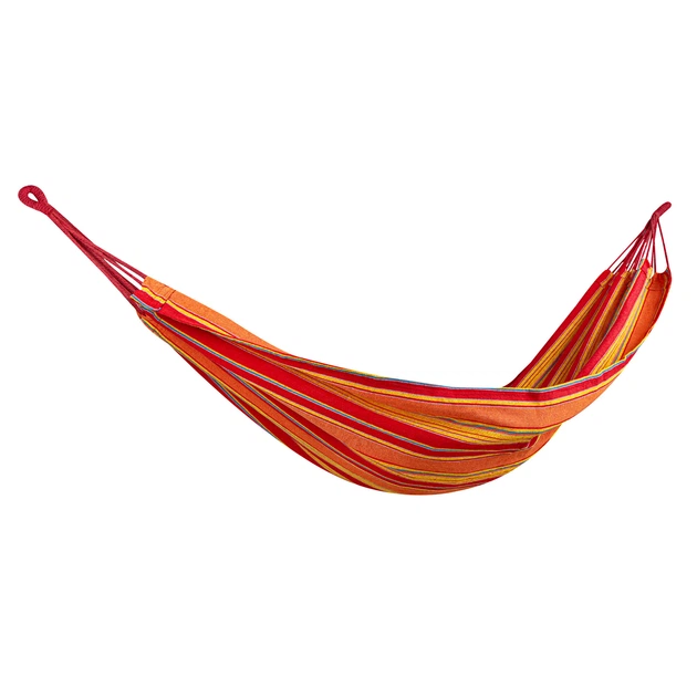 Hamak Spokey IPANEMA 928603 Brazylijski 200 x 100 cm Czerwono-żółty (5902693286035) - obraz 2