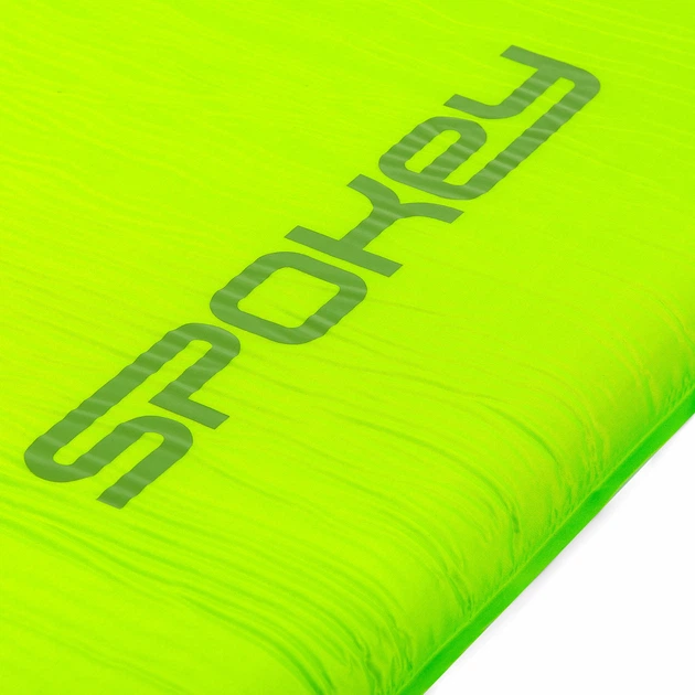 Килимок самонадувний з подушкою Spokey Savory Pillow 186 x 50 x 2.5 см Зелений 927851 (5902693278511) - зображення 6