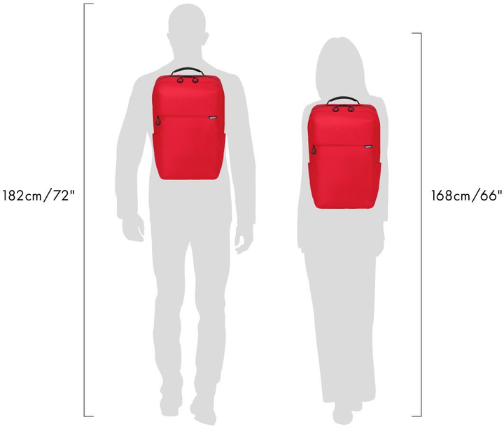 Plecak na laptopa Dicota Commuter 13-16" Red (D32121-RPET) - obraz 7