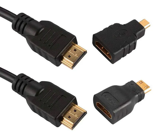 Міні-адаптер HDMI Micro HDMI Кабель 3 в 1 Високоякісний HD Сумісність PS3 HDTV DVD XBOX - Фото 4 Міні-адаптер HDMI Micro HDMI Кабель 3 в 1 Високоякісний HD Сумісність PS3 HDTV DVD XBOX - зображення 4