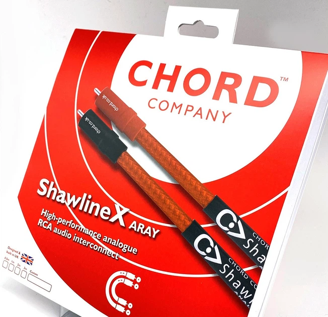Аудіокабель Chord ShawlineX 2RCA to 2RCA 1m - Фото 2 Аудіокабель Chord ShawlineX 2RCA to 2RCA 1m - изображение 2