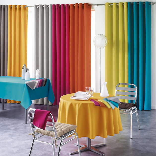 Скатертина Douceur d'interieur Essentiel прямокутна сіра 140 х 250 см (3574387202076) - зображення 4