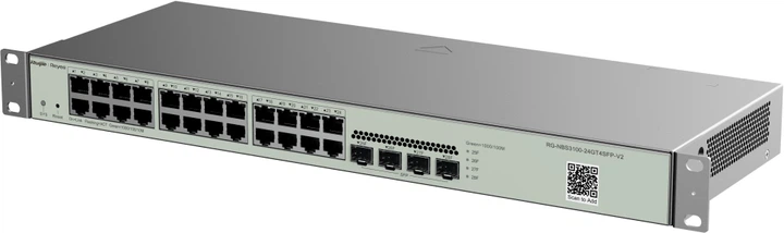 Комутатор Ruijie Reyee RG-NBS3100-24GT4SFP-V2 - зображення 3