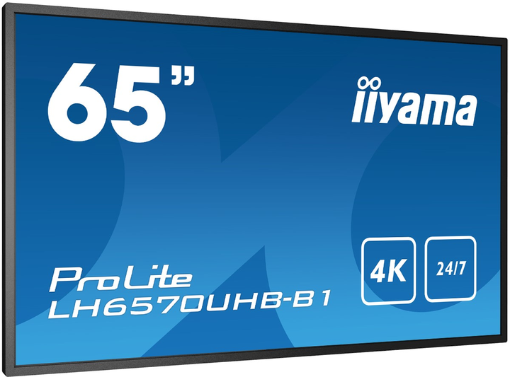 Монитор 65" iiyama ProLite LH6570UHB-B1 - изображение 2