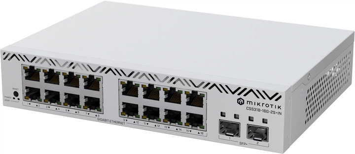 Комутатор MikroTik CSS318-16G-2S+IN - зображення 2