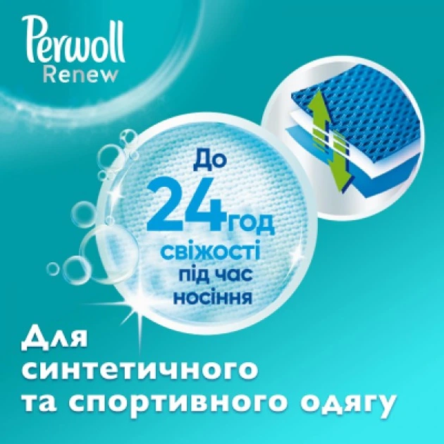 Парфумований гель для прання спортивного і мембранного одягу Perwololl Sport detergent 60 пр, 3 л - зображення 5