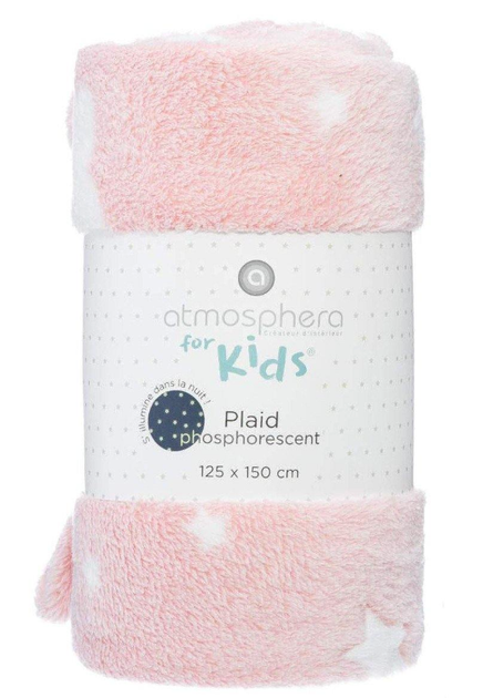 Koc do pokoju dziecięcego Atmosphera for kids Różowy 150 x 125 cm (3560238673607) - obraz 5