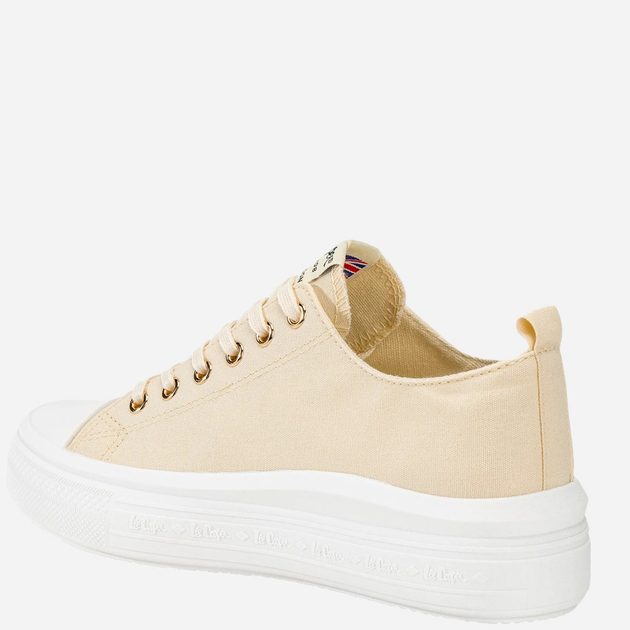 Жіночі кеди низькі Lee Cooper LCW-24-44-2464L 36 23.5 см Бежеві (5904292160181) - зображення 3