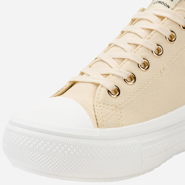 Жіночі кеди низькі Lee Cooper LCW-24-44-2464L 36 23.5 см Бежеві (5904292160181) - зображення 6