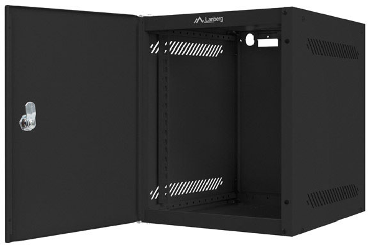 Szafa wisząca serwerowa Lanberg 10" 6U 280x310 Black (WF10-2306-00B) - obraz 4