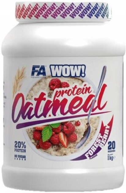 Mieszanka białkowa Fa Wow Protein Oatmeal Forest Fruit 1000 g (5902448259147) - obraz 1