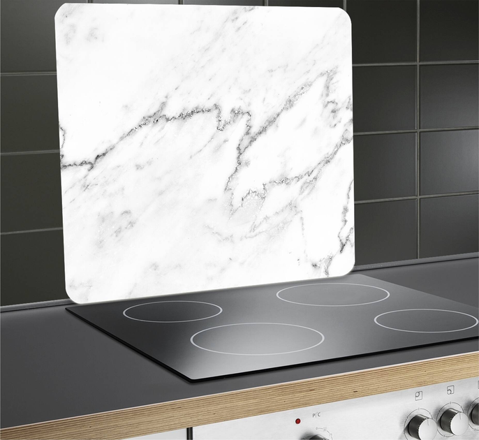 Захисні пластини для плити Kesper Marble 2 шт 52 x 30 см (4008838293454) - зображення 2