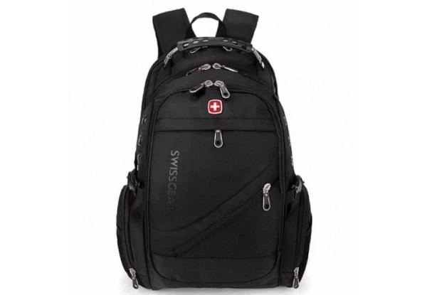 Ультраміцний Міський рюкзак SwissGear Bag 8810 33 л водовідштовхувальний USB-порт і аудіопорт AUX - зображення 2