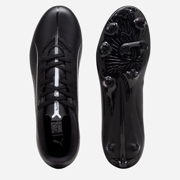 Чоловічі бутси Puma Ultra 5 Play FG/AG 10768902 40.5 (7UK) Чорні (4067979224987) - зображення 4