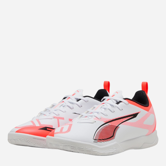 Buty piłkarskie halówki młodzieżowe chłopięce Puma Ultra 5 Play IT Jr 10832701 37 (4UK) Białe - obraz 2