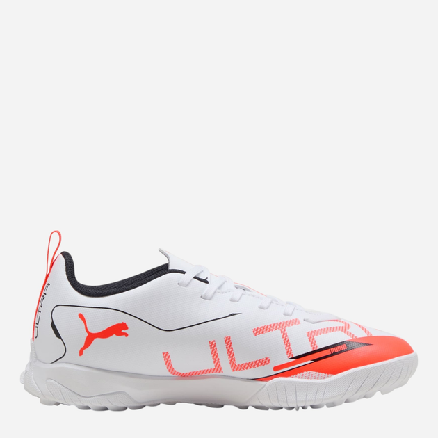 Buty piłkarskie turfy młodzieżowe chłopięce Puma Ultra 5 Play TT Jr 10833301 36 (3.5UK) Białe - obraz 1