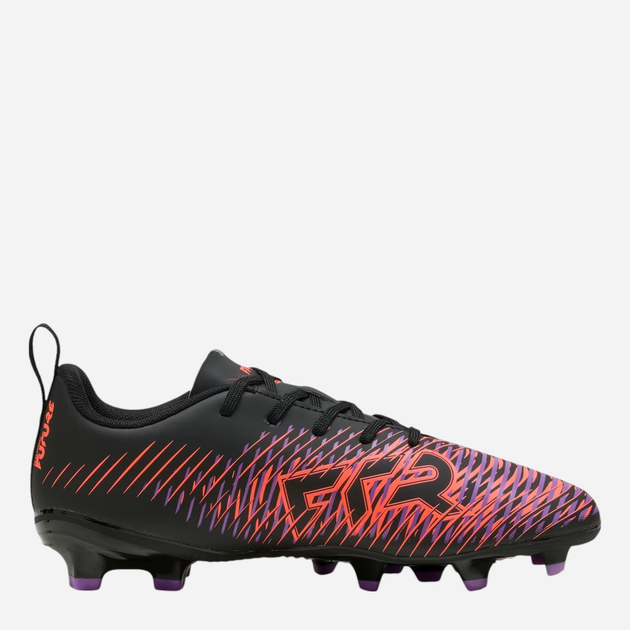 Підліткові футбольні бутси для хлопчика Puma Future 8 Play FG/AG Jr 10814401 36 (3.5UK) Чорні з червоним і фіолетовим (4067983080197) - зображення 3