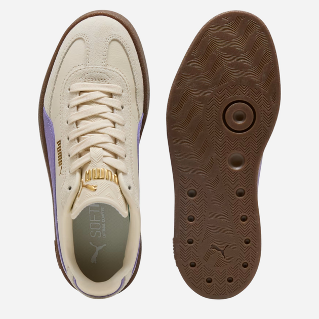 Підліткові кеди для дівчинки Puma Puma Club II Era Jr 40148903 38 (5UK) Бежеві (4067983983870) - зображення 4