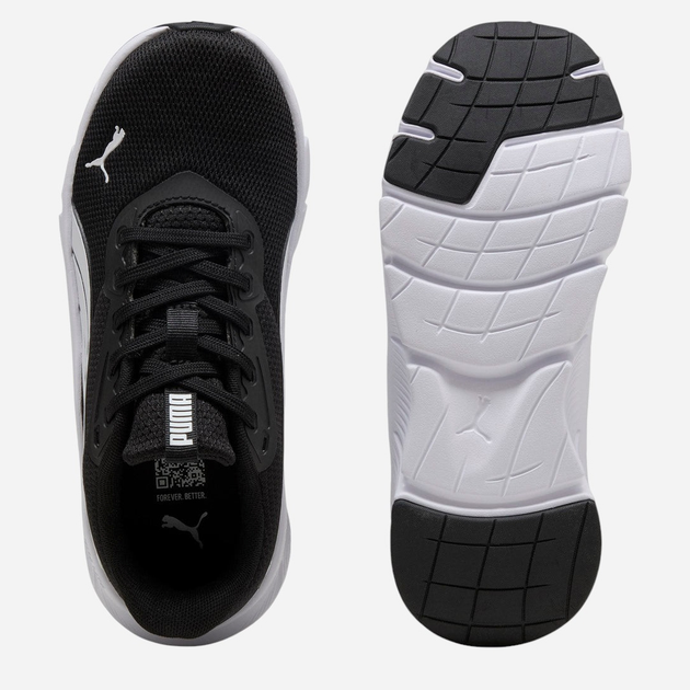 Buty sportowe młodzieżowe chłopięce z białą podeszwą Puma FlexFocus Lite Modern Jr 40151701 38.5 (5.5UK) Czarne - obraz 4