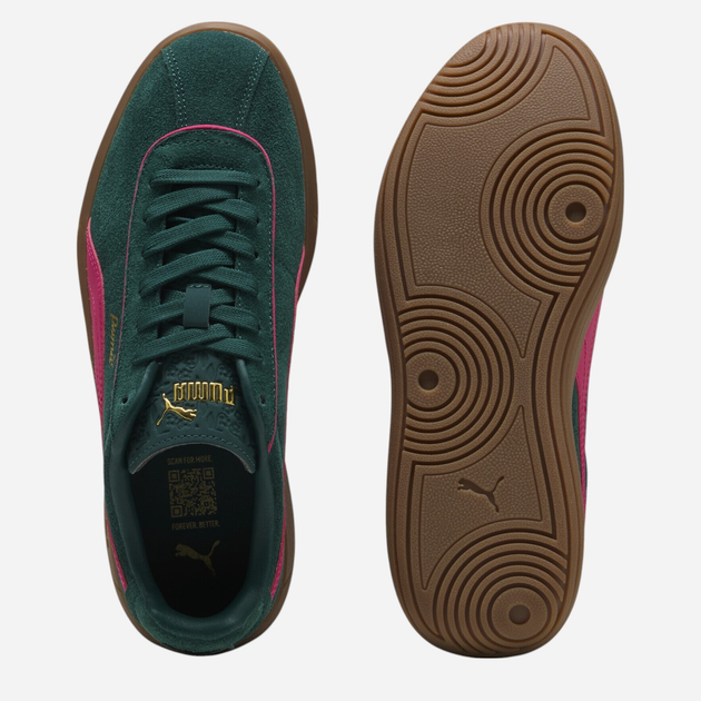 Жіночі кеди низькі Puma Club Klassika SD 40071805 40 (6.5UK) Темно-зелені (4067983754388) - зображення 4