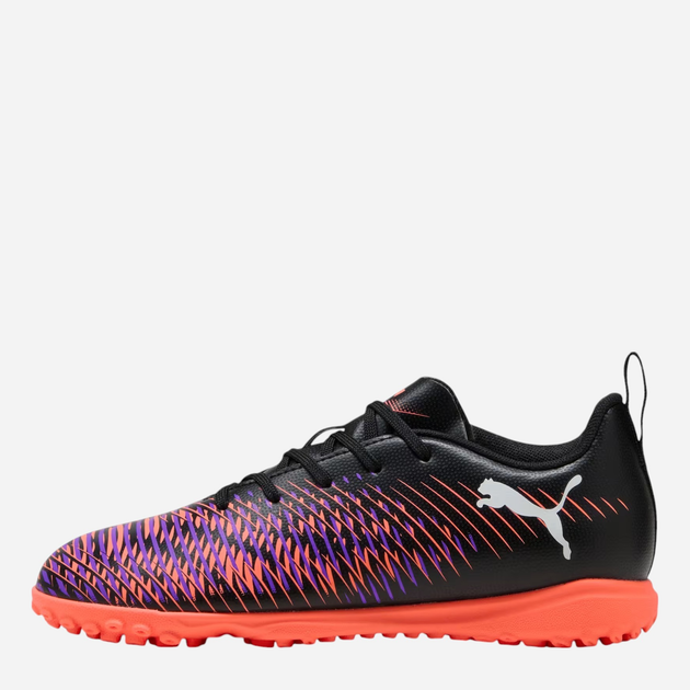 Buty piłkarskie turfy młodzieżowe chłopięce Puma Future 8 Play TT Jr 10839601 38 (5UK) Czarne z czerwonym i fioletowym - obraz 3