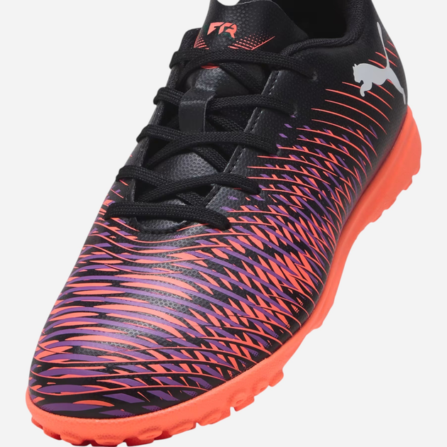 Buty piłkarskie turfy młodzieżowe chłopięce Puma Future 8 Play TT Jr 10839601 36 (3.5UK) Czarne z czerwonym i fioletowym - obraz 5