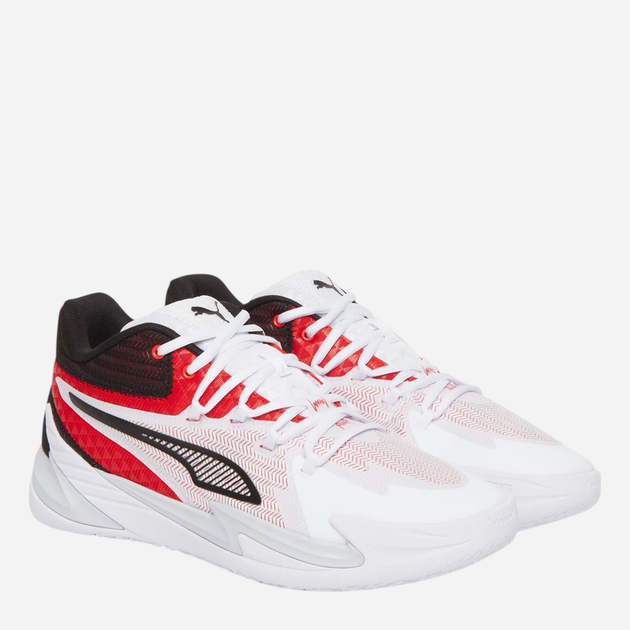 Buty do koszykówki męskie Puma Dagger 31135302 41 (7.5UK) Biały/Czerwony - obraz 2