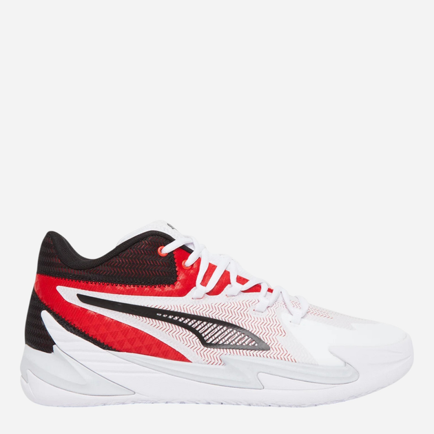 Buty do koszykówki męskie Puma Dagger 31135302 44 (9.5UK) Biały/Czerwony - obraz 1