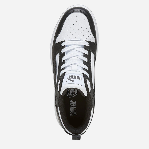 Sneakersy młodzieżowe chłopięce Puma Rebound V6 Lo Jr 39383301 35.5 (3UK) Czarne - obraz 4