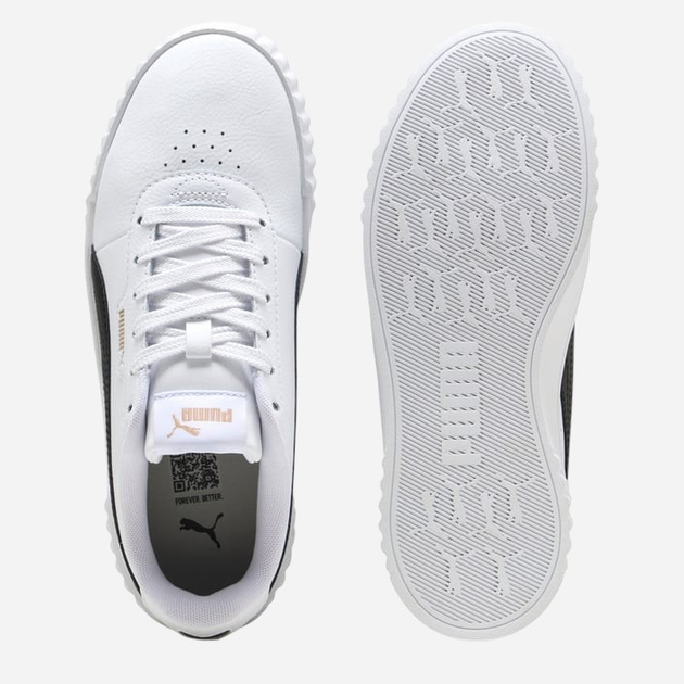 Жіночі кеди низькі Puma Carina 3.0 40036503 42 (8UK) Білий/Чорний (4067983964466) - зображення 4