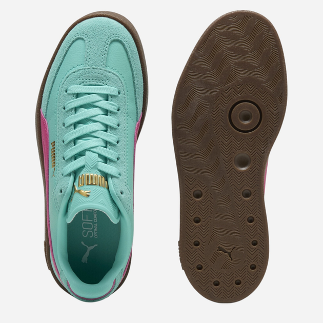 Sneakersy młodzieżowe dziewczęce sznurowane Puma Puma Club II Era Jr 40148904 38 (5UK) Turkusowe - obraz 4