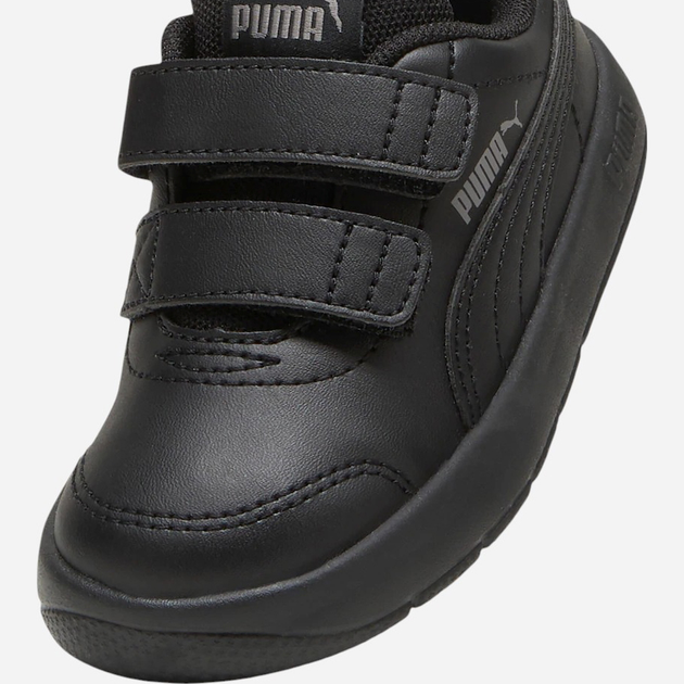 Sneakersy chłopięce na rzepy Puma Courtflex V3 V Inf 31025201 26 (8.5UK) Czarne - obraz 5
