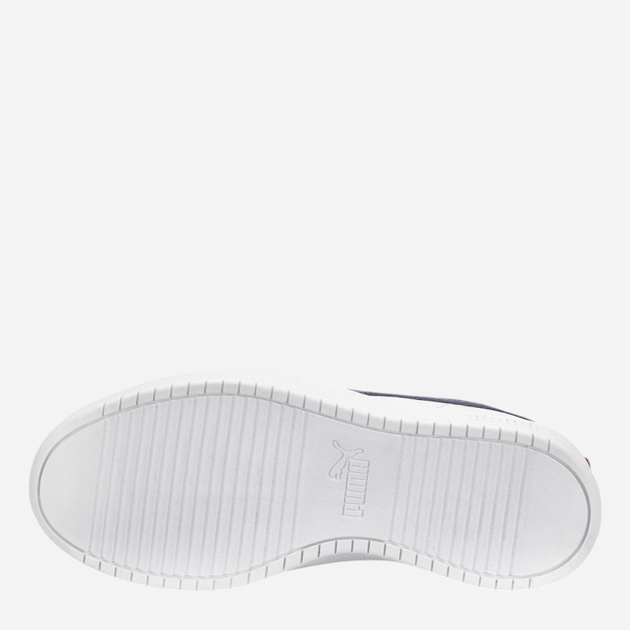 Підліткові кеди для хлопчика Puma Rickie Jr 38431109 38 (5UK) Білі з темно-синім (4065449327787) - зображення 7