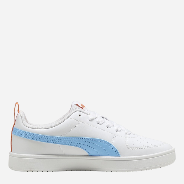 Sneakersy młodzieżowe chłopięce Puma Rickie Jr 38431137 38.5 (5.5UK) Białe z jasnoniebieskim - obraz 3